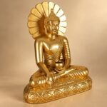 释迦牟尼佛金色树脂佛像｜高15.5厘米 - 图片 3