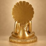 释迦牟尼佛金色树脂佛像｜高15.5厘米 - 图片 4