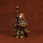 Tudigong (土地公) Antique-Bronze Finish Statue – Prosperity & Protection · 6.5 cm - Image 3