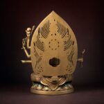 Doumu Yuanjun (斗母娘娘) Painted Copper Statue – Protection & Good Fortune · 39 cm - Image 4