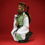 Lu Dongbin (吕洞宾) Porcelain Statue – Wisdom & Protection · 17 cm - Image 2