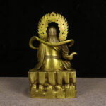Zhenwu Emperor (真武大帝) Old Brass Statue – Protection, Courage & Guardian Power · 24.5 cm - Image 4
