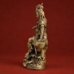 Guanyin (观音菩萨) Antique Bronze Statue – Compassion, Protection & Family Harmony · 12.3 cm - Image 3