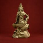 Guanyin (观音菩萨) Antique Bronze Statue – Compassion, Protection & Family Harmony · 12.3 cm - Image 2