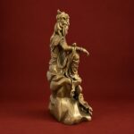 Guanyin (观音菩萨) Antique Bronze Statue – Compassion, Protection & Family Harmony · 12.3 cm - Image 4