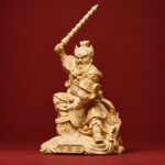 王灵官木雕神像｜三眼护法・高18.5厘米 - 图片 4